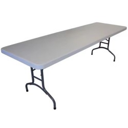 8 FT Resin Banquet Table