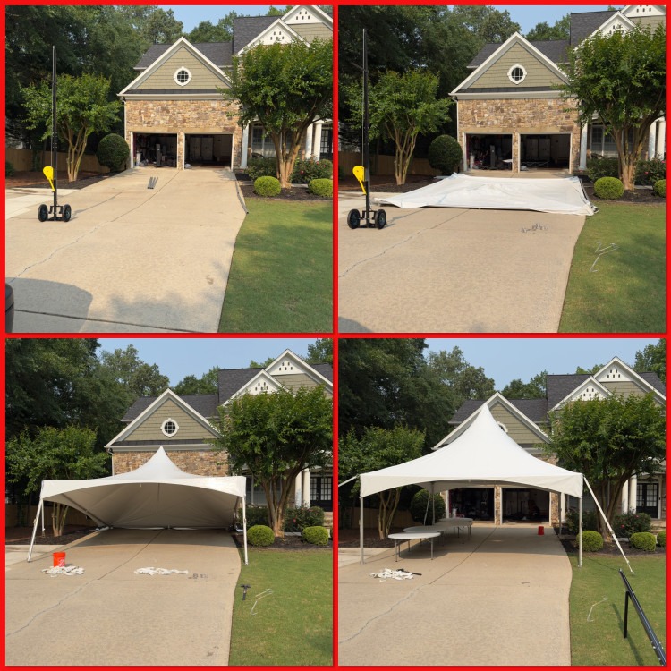20' x 20' High Peak Frame Tent